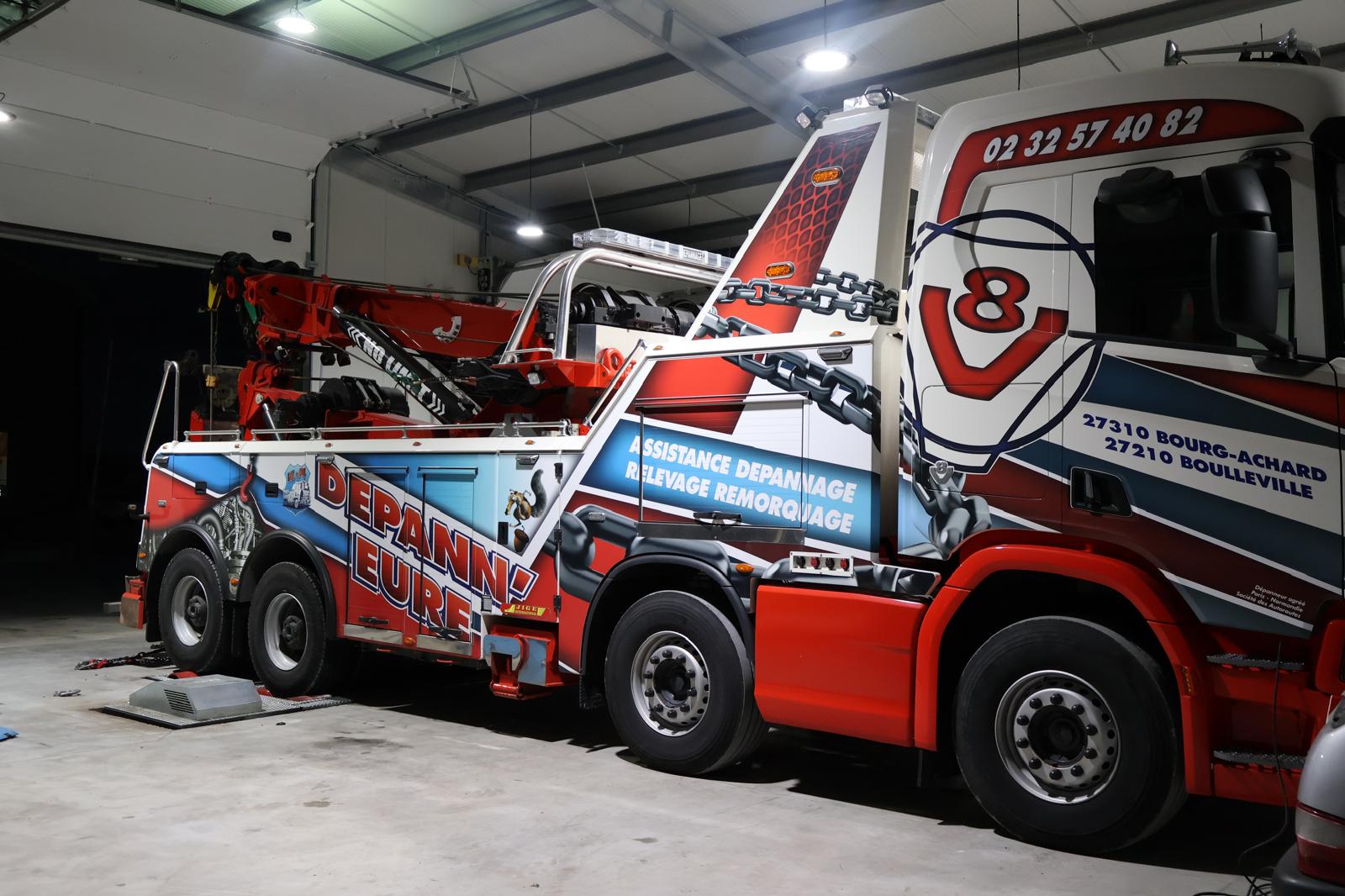 Reprogrammation moteur et boite SCANIA V8 R580