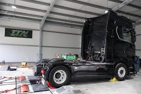 Camion sur banc de puissance Techtronic
